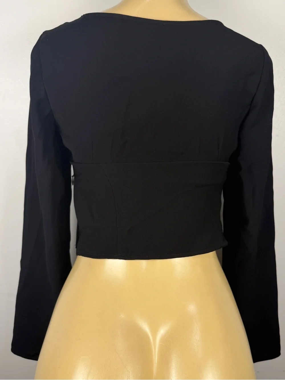 Zara Cutout Top Sz XS Whimsygoth Long Sleeves